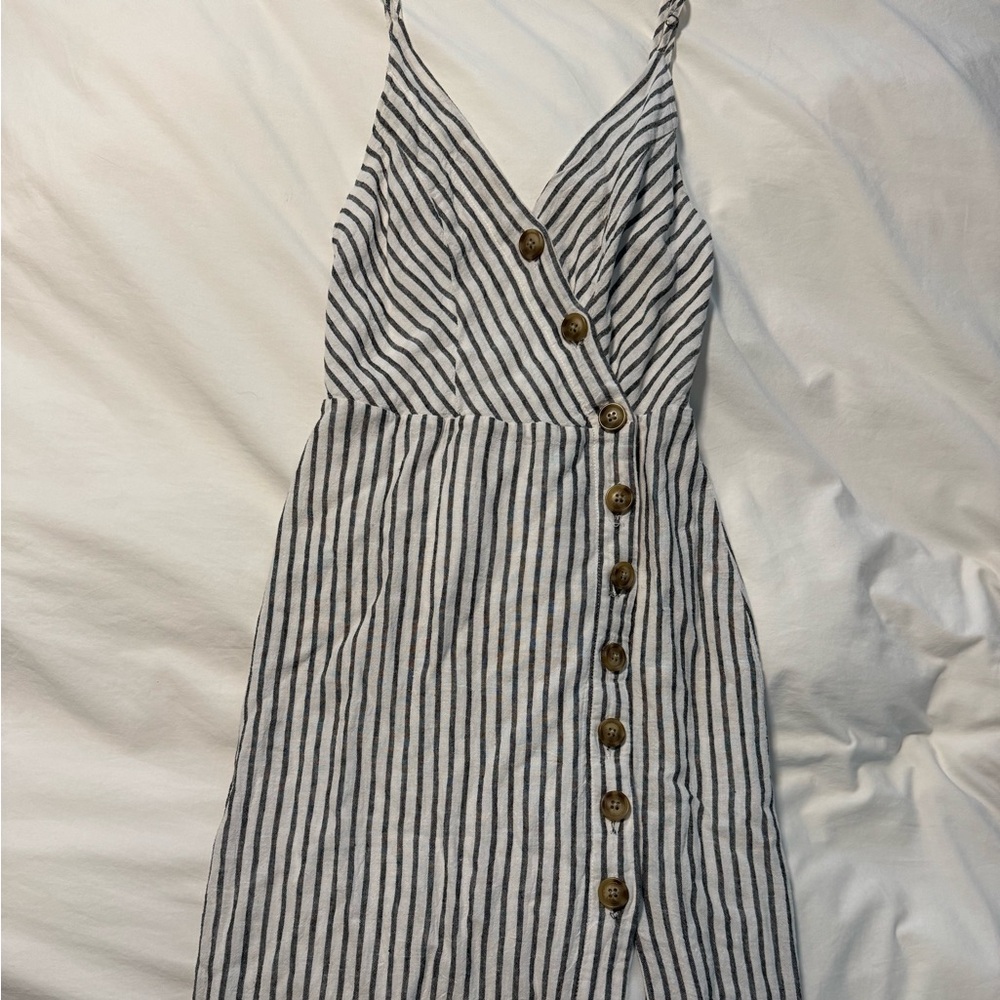 Urban outfitters button up dress with high slit